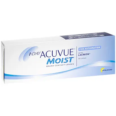 1 Day Acuvue Moist For Astigmatism Contact Lenses