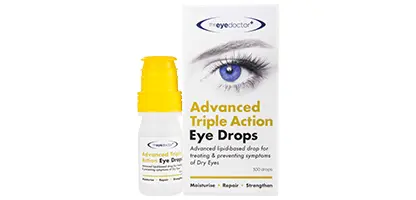 Advanced Triple Action Preservative-Free Eye Drops - 10ml