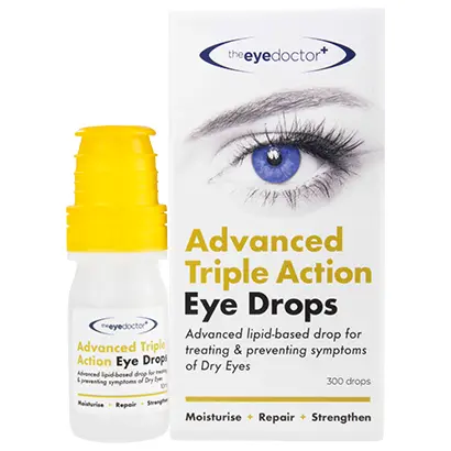 Advanced Triple Action Preservative-Free Eye Drops - 10ml