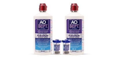 AOsept Plus HydraGlyde Twin Pack