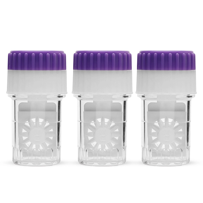 Barrel Contact Lens Case 3 Pack Contact Lenses
