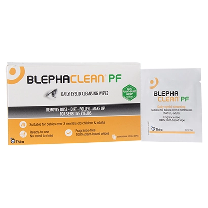 Blephaclean PF Daily Eyelid Cleansing Wipes