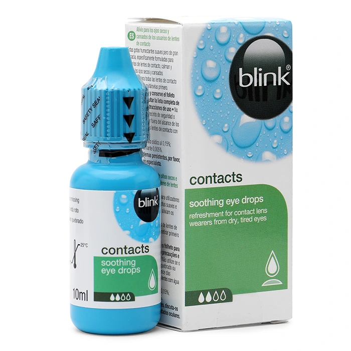 Blink Contacts Eye Drops – 10ml Contact Lenses