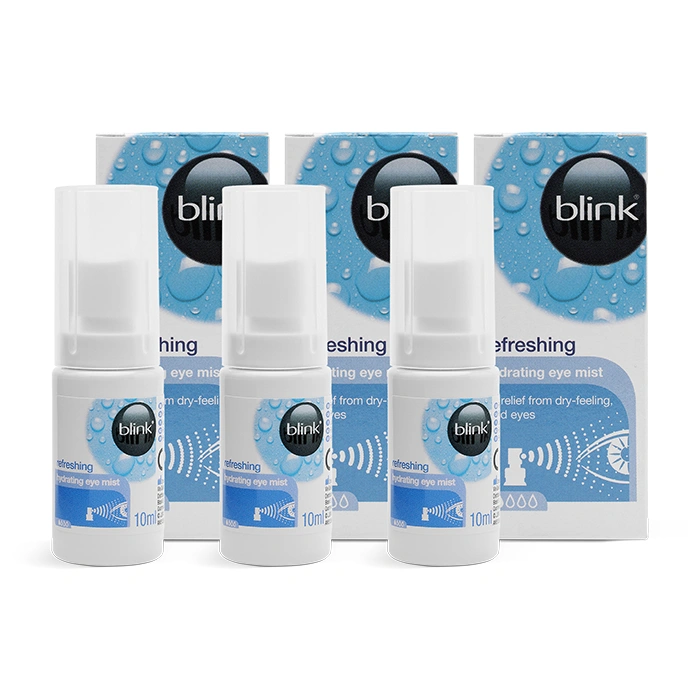 Blink Refreshing Hydrating Eye Mist Triple Pack Contact Lenses
