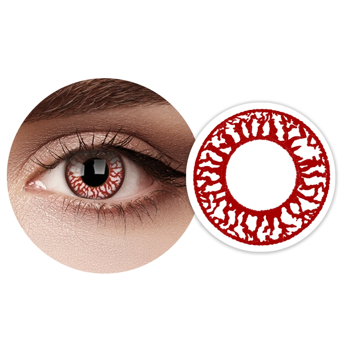 Bloodshot comfi Colors Crazy 1 Day Contact Lenses
