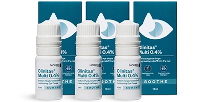Clinitas Multi 0.4% Preservative-Free Eye Drops Triple Pack