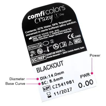 Blackout comfi Colors Crazy 1 Day