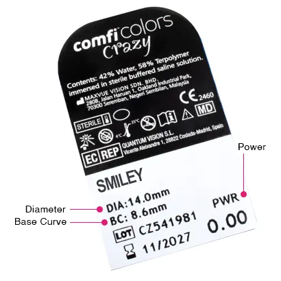 Smiley comfi Colors Crazy Monthly