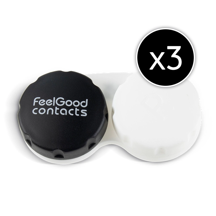 Feel Good Contact Lens Case Triple Pack Contact Lenses