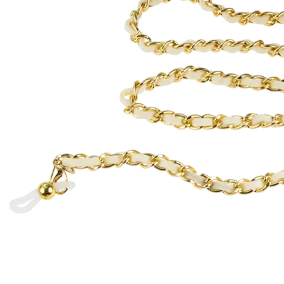 FGC Glasses Chain Aluminium Microfibre Gold