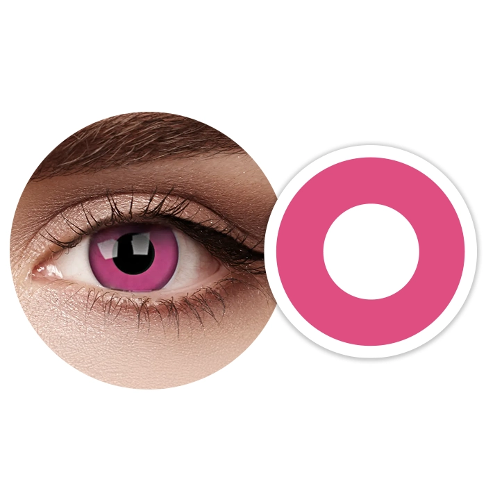 Hot Pink comfi Colors Crazy Monthly Contact Lenses