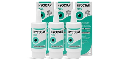 Hycosan Plus Preservative-Free Eye Drops Triple Pack