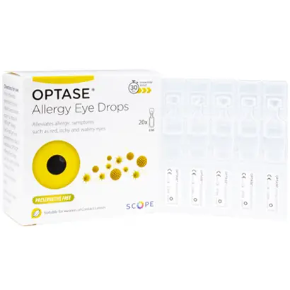 Optase Allergy Eye Drops – 20 x 0.5ml