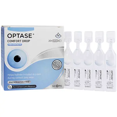 Optase Comfort Drop Preservative-Free Eye Drops - 20 Pack