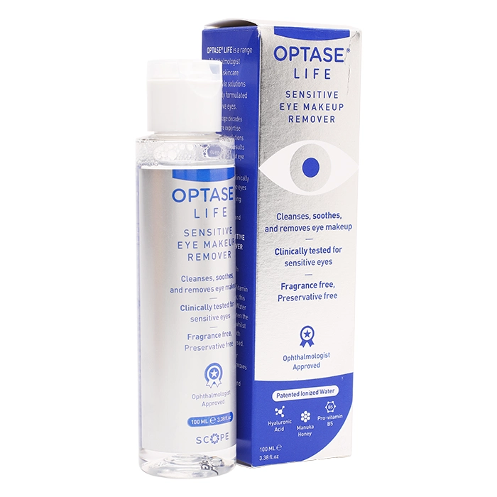 OPTASE LIFE Sensitive Eye Makeup Remover Contact Lenses