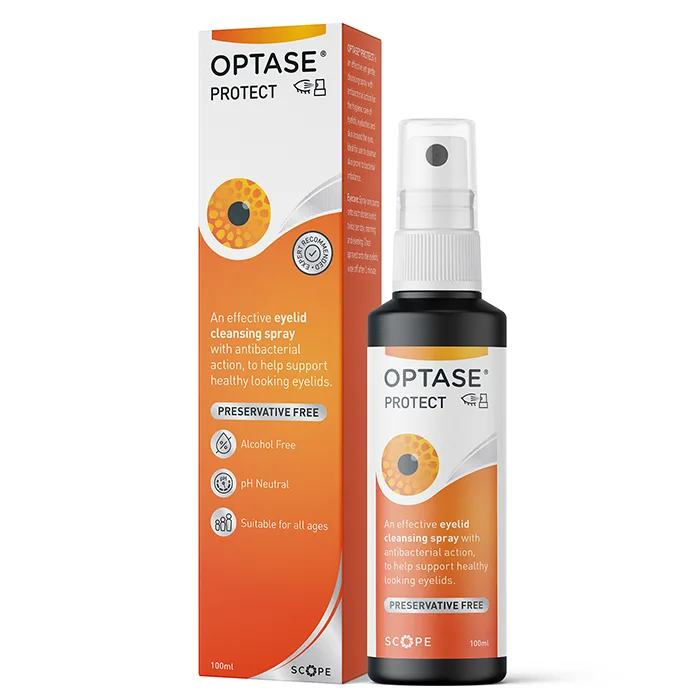 Optase Protect Eyelid Cleansing Spray Contact Lenses