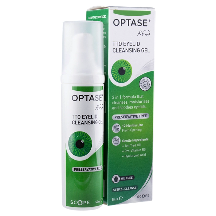 Optase Tea Tree Oil Eyelid Cleansing Gel Contact Lenses