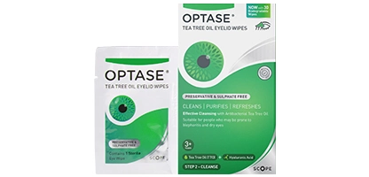 Optase Tea Tree Oil Eyelid Wipes 30 Pack