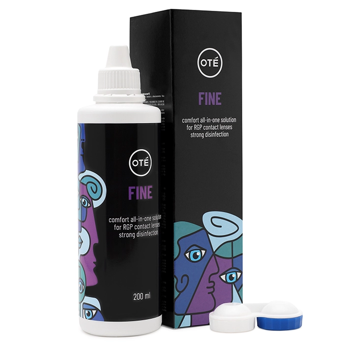 Ote Fine Contact Lens Solution Contact Lenses