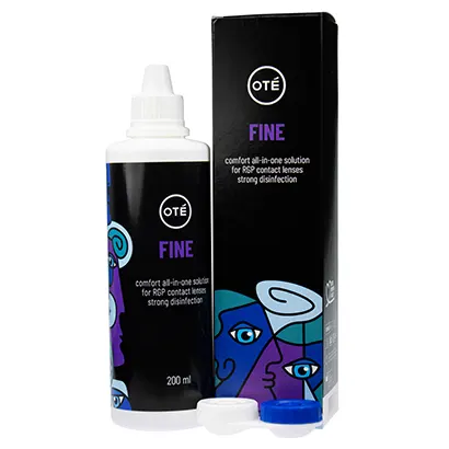 Ote Fine Contact Lens Solution Twin Pack