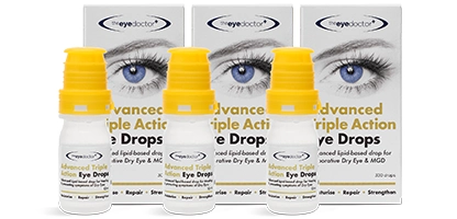 The Eye Doctor Advanced Triple Action Preservative-Free Eye Drops Triple Pack