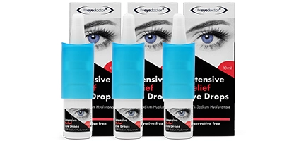 The Eye Doctor Intensive Relief Preservative-Free Eye Drops Triple Pack