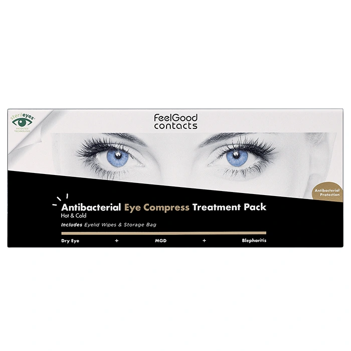 The Eye Doctor Premium Antibacterial Eye Compress Treatment Pack Contact Lenses