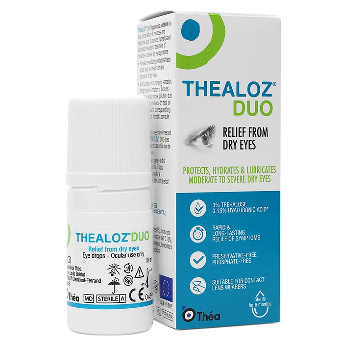 Thealoz Duo Preservative-Free Eye Drops - 10ml Contact Lenses