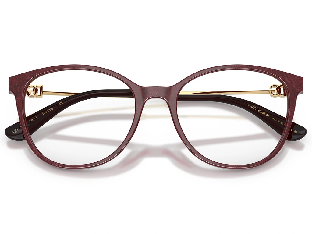 Dolce & Gabbana DG3363 3442 Lace Bordeaux 54