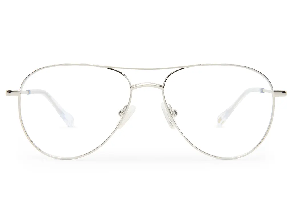 Le Specs After Party SIL Silver 54