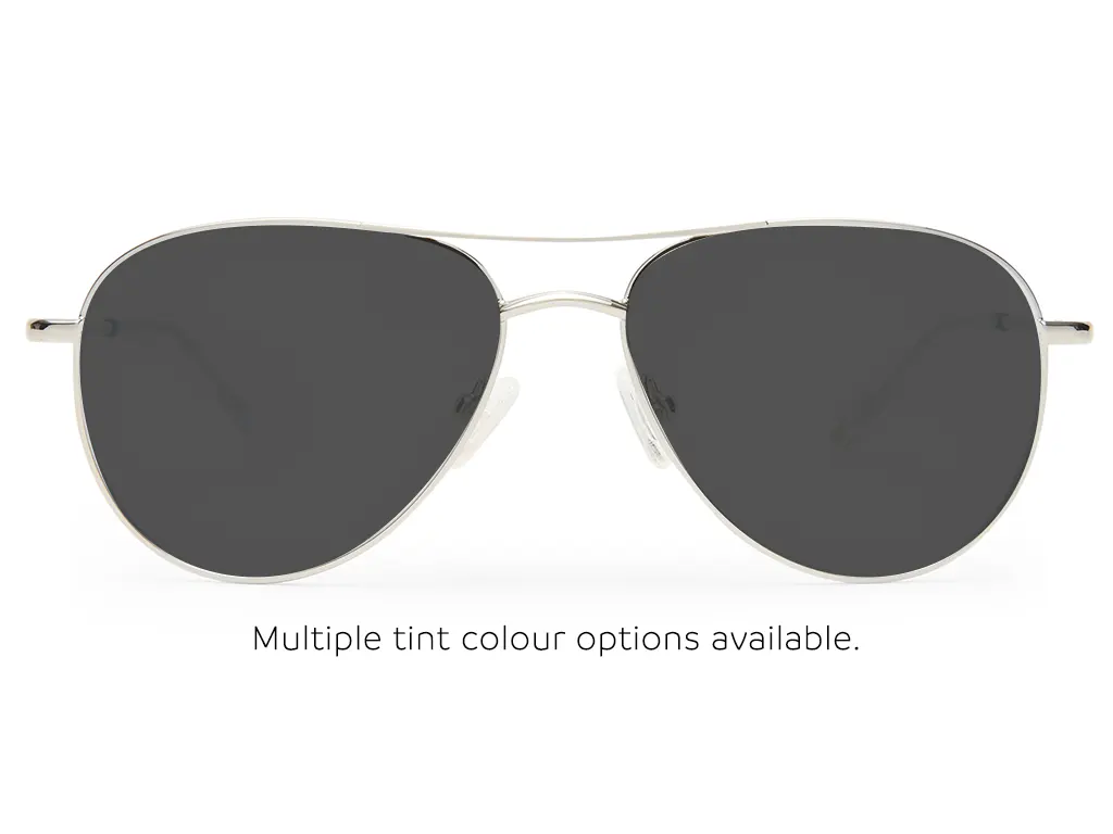 Le Specs After Party SIL Silver 54