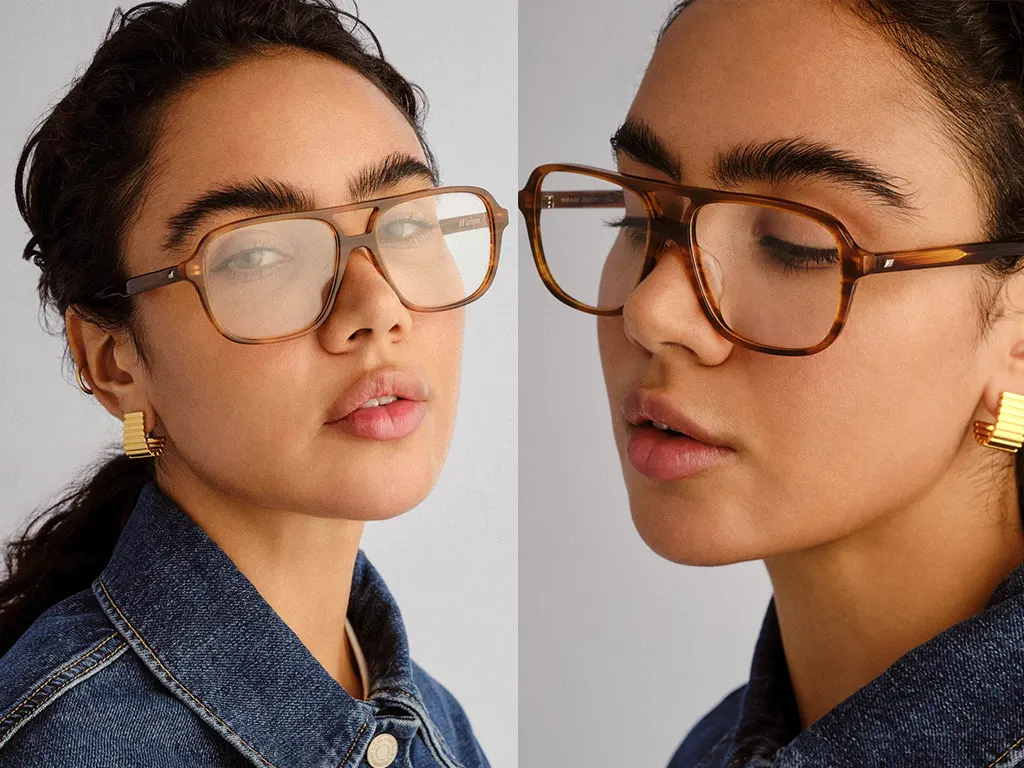 Le Specs Mirage BRN Brown Haze 55