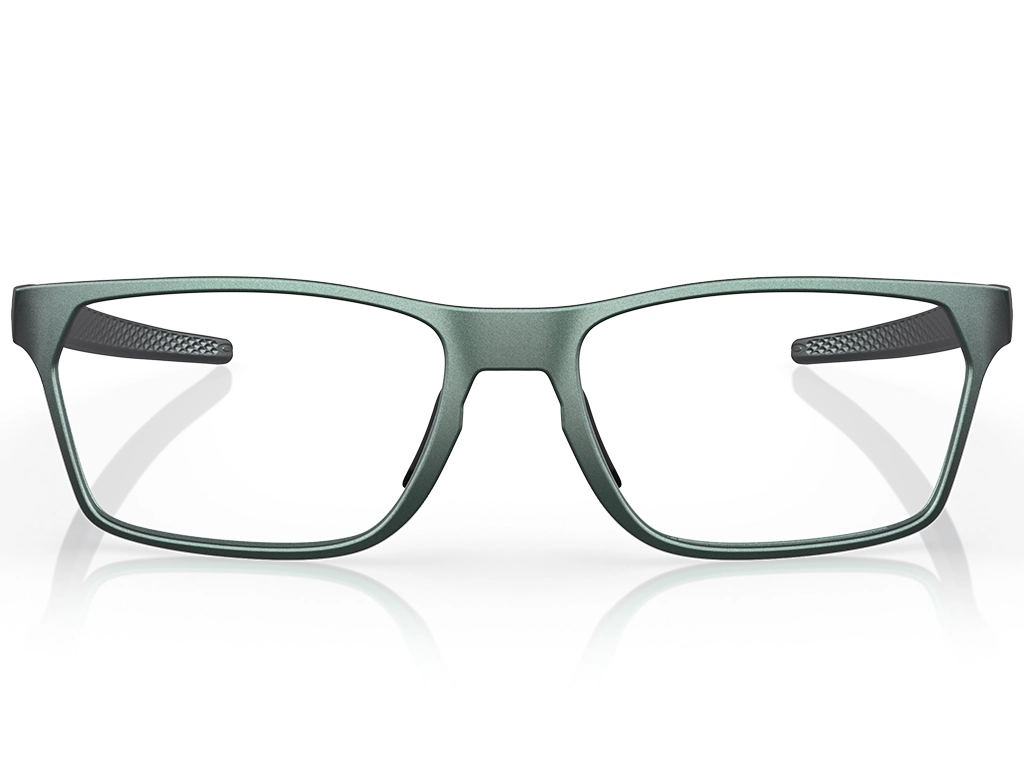 Oakley Hex Jector OX8032 07 55 Dark Matte Silver/Blue Colorshift