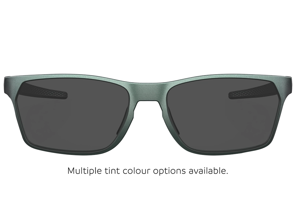 Oakley Hex Jector OX8032 07 55 Dark Matte Silver/Blue Colorshift