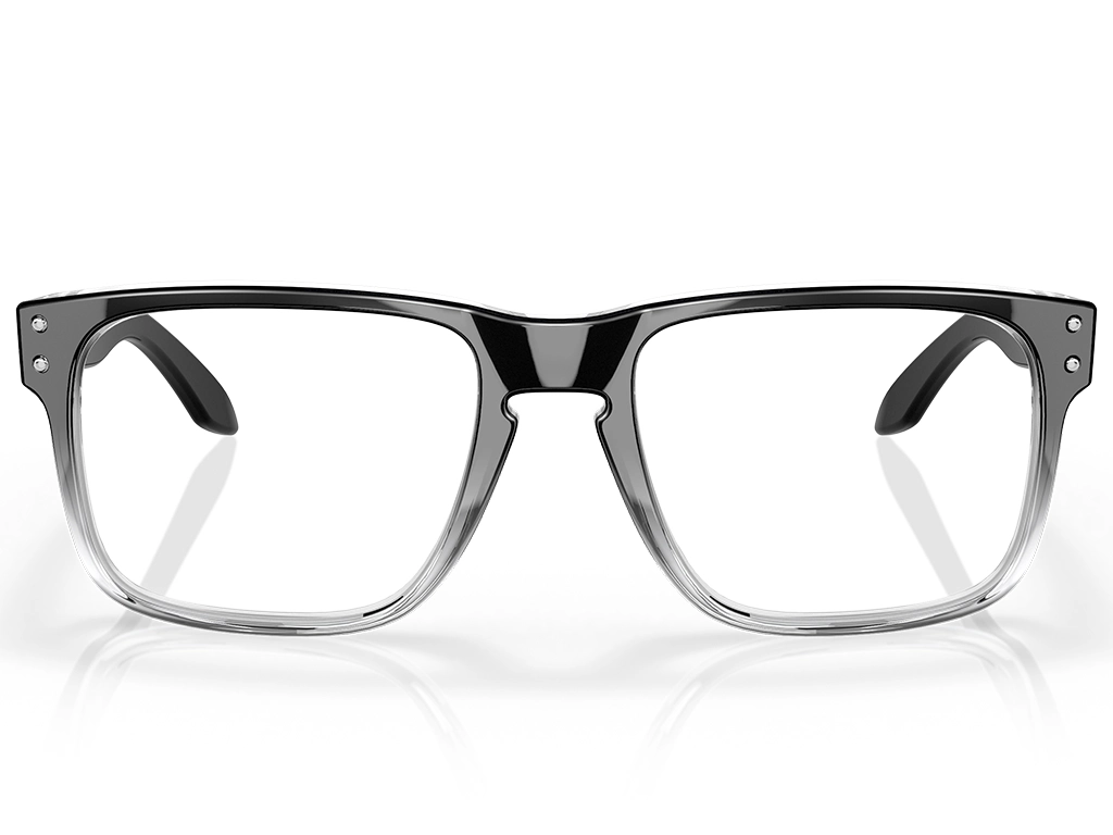 Oakley Holbrook RX 0OX8156 815606 Polished Black Clear Fade 56