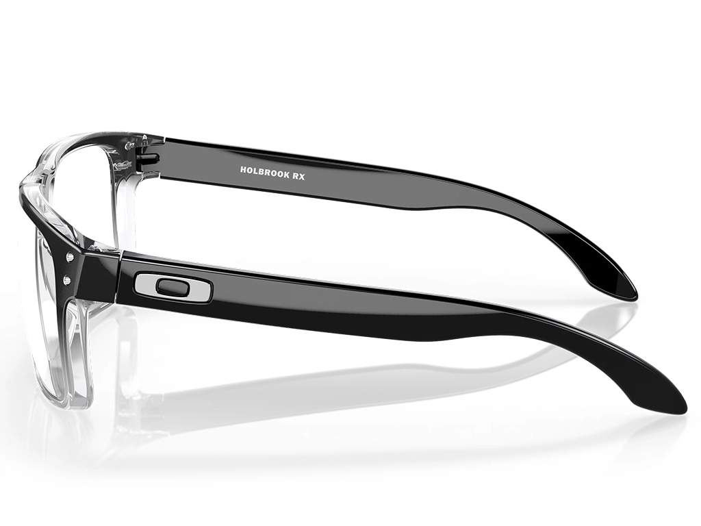 Oakley Holbrook RX 0OX8156 815606 Polished Black Clear Fade 56