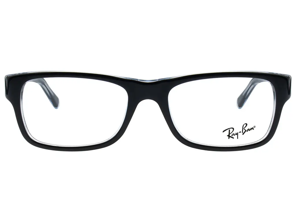 Ray-Ban RX5268 2034 50 Black On Transparent