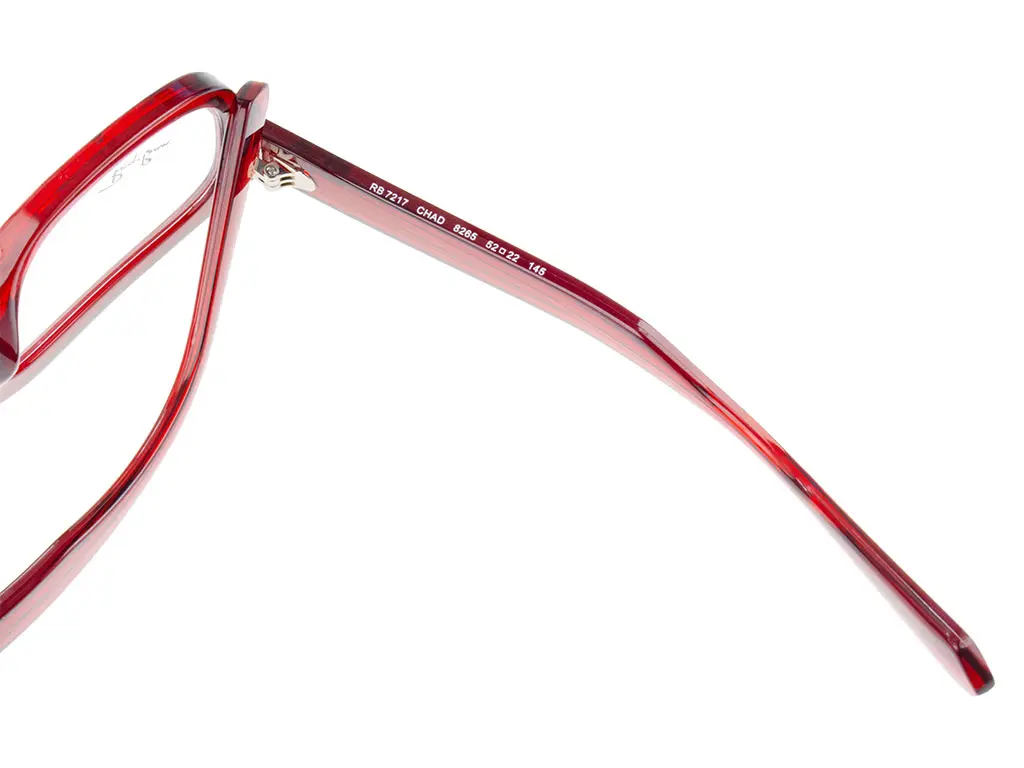 Ray-Ban Chad RX7217 8265 52 Transparent Red