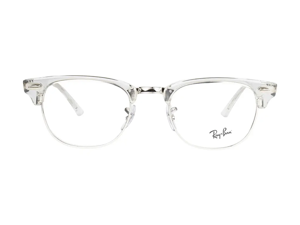 Ray-Ban Clubmaster RX5154 2001 49 White Transparent