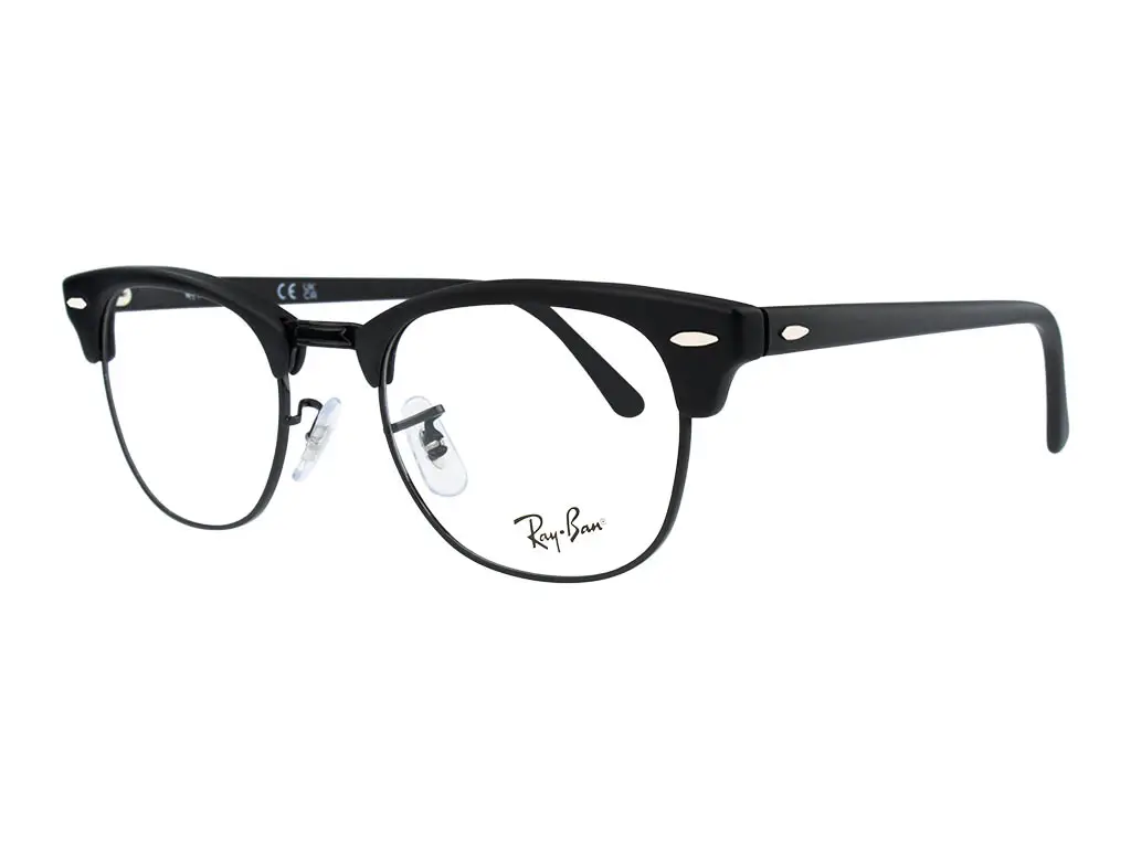 Ray-Ban Clubmaster RX5154 2077 51 Matte Black