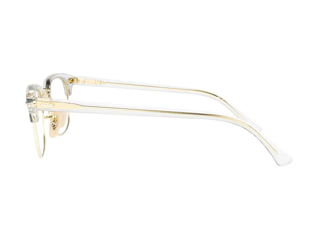 Ray-Ban Clubmaster RX5154 5762 49 Transparent Gold