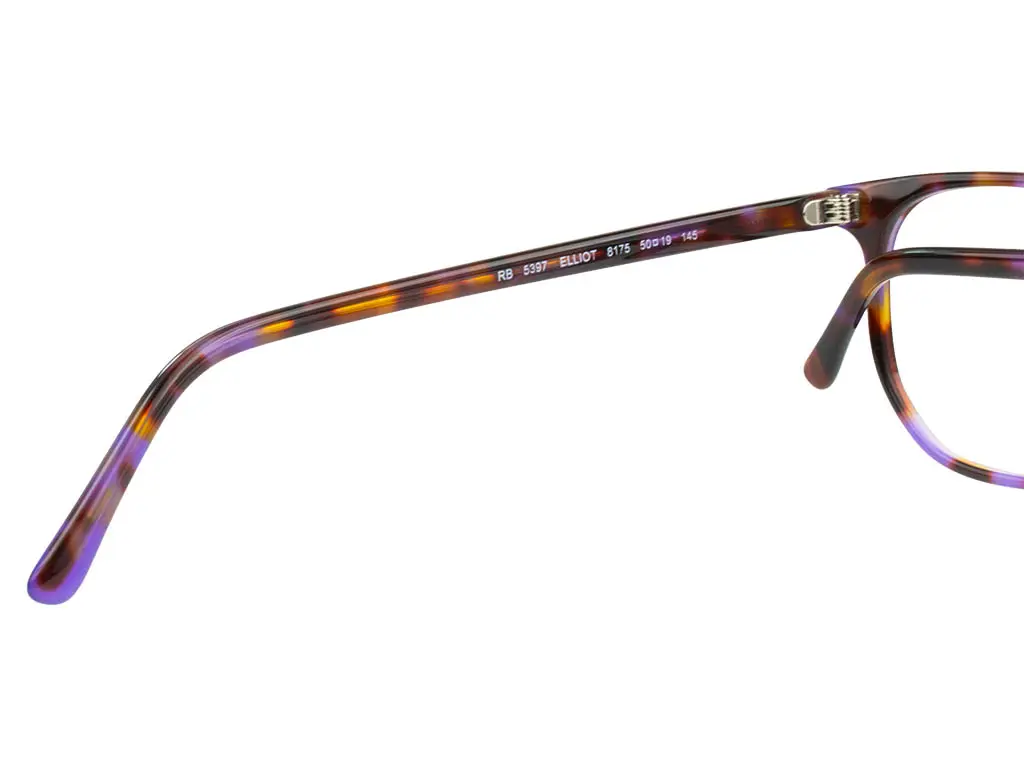 Ray-Ban Elliot RX5397 8175 50 Brown & Violet Havana