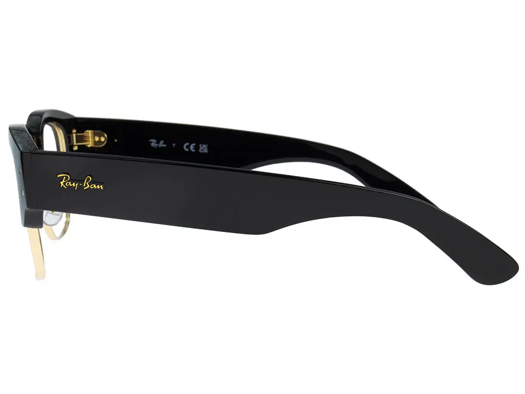 Ray-Ban Mega Clubmaster RX0316V 2000 50 Black on Arista