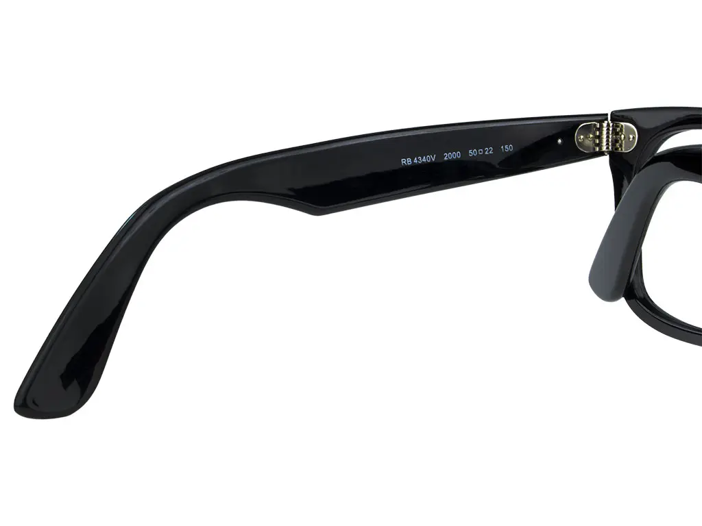 Ray-Ban Wayfarer Ease RX4340V 2000 50 Black