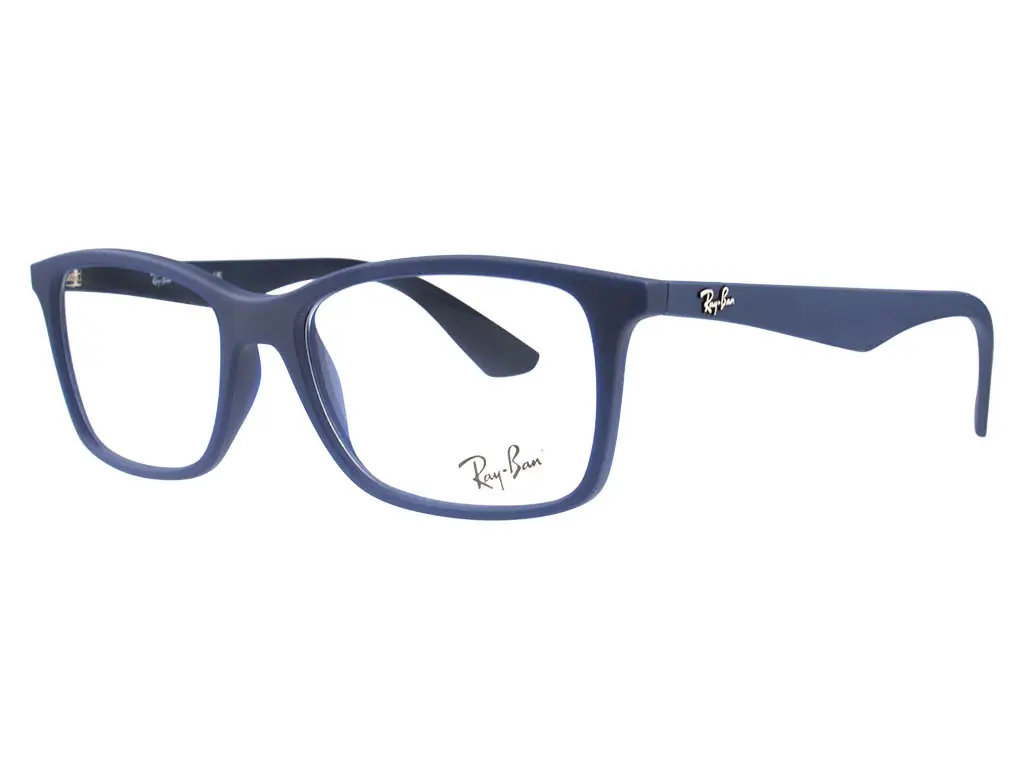 Ray-Ban RX7047 5450 54 Matte Transparent Blue