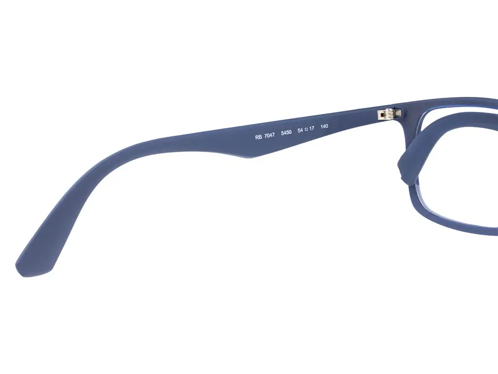 Ray-Ban RX7047 5450 54 Matte Transparent Blue