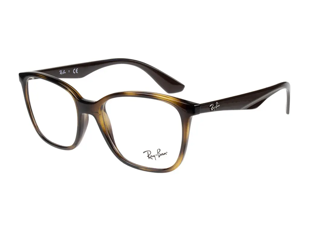 Ray-Ban RX7066 5577 52 Shiny Havana