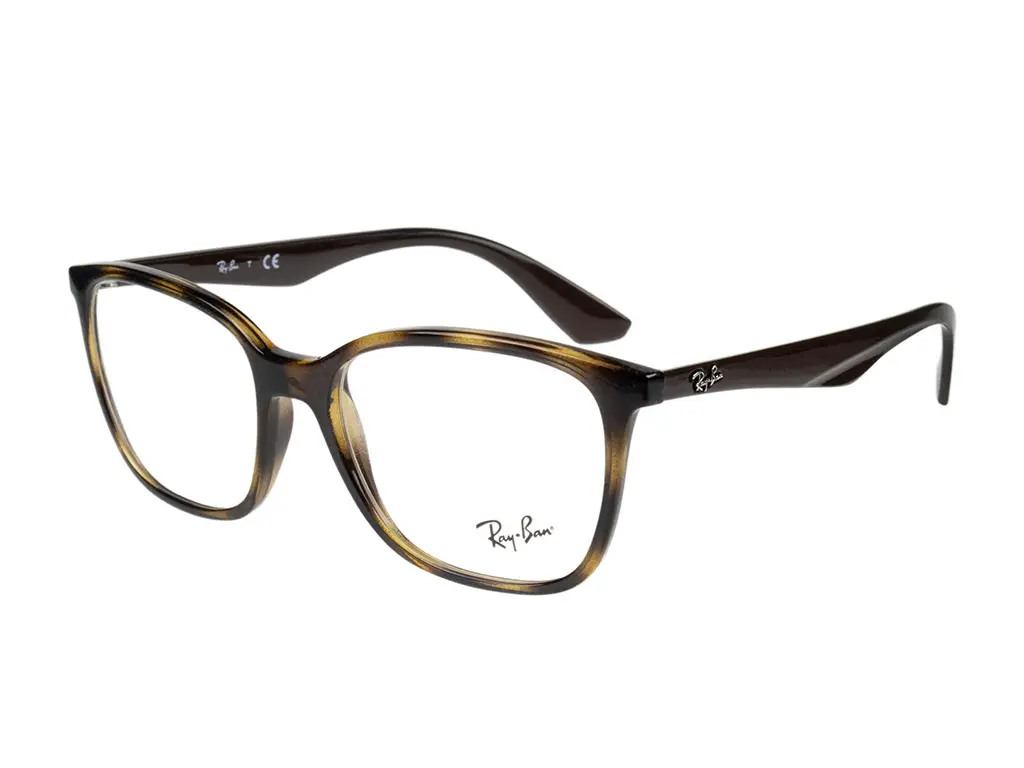 Ray-Ban RX7066 5577 54 Shiny Havana