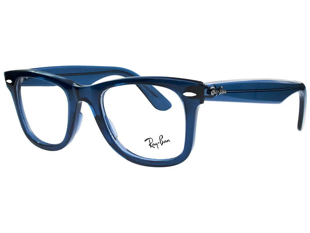 Ray-Ban Wayfarer Ease RX4340V 8223 50 Transparent Dark Blue