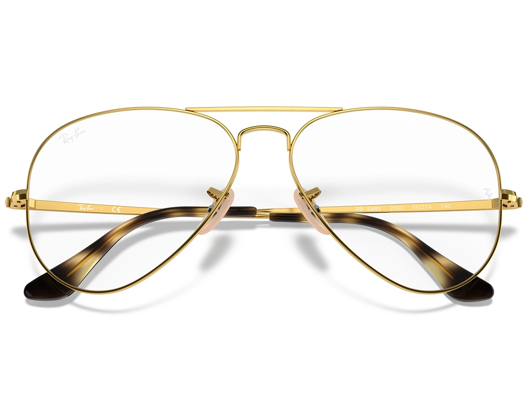 Ray-Ban Aviator RX6489 2500 55 Gold